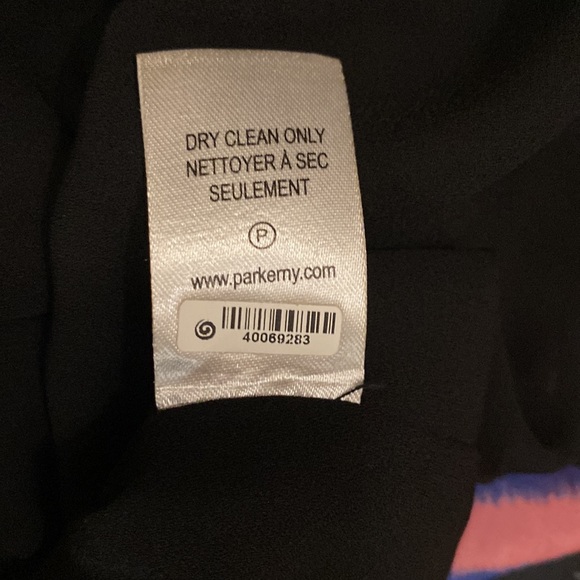 Parker Rare Multi-Color Animal Print Silk Blend Mini Dress Size 6 - Picture 4 of 7